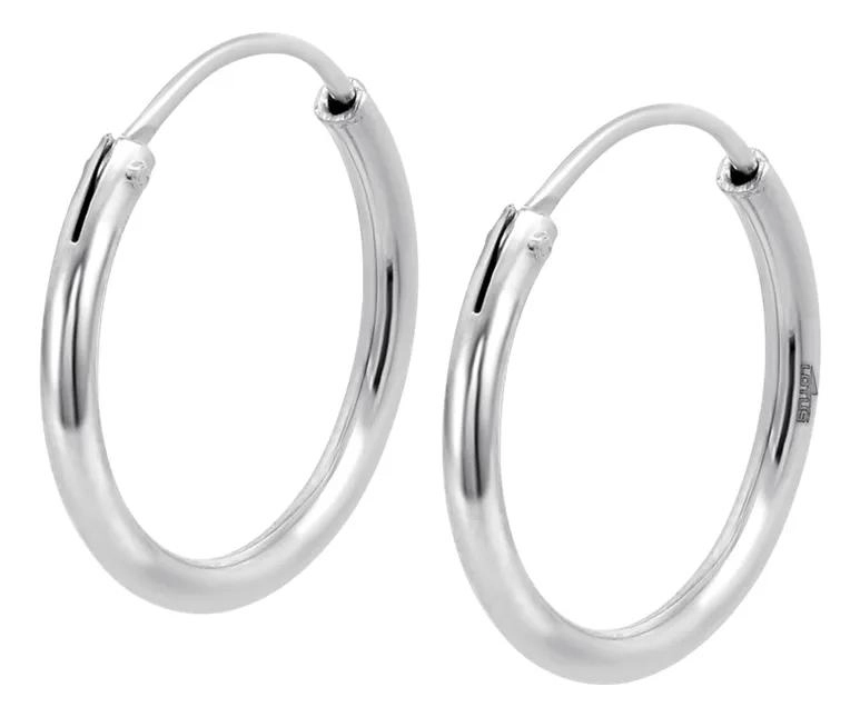 AROS DE PLATA 925 PARA MUJER CON DISEÑO ELEGANTE - 1