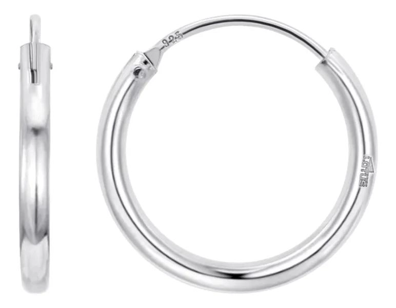 AROS DE PLATA 925 PARA MUJER CON DISEÑO ELEGANTE - 2