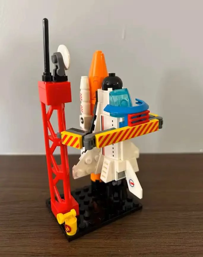 BLOQUES DE CONSTRUCCION NAVE ESPACIAL PARA NIÑOS CON 107 PIEZAS - 3