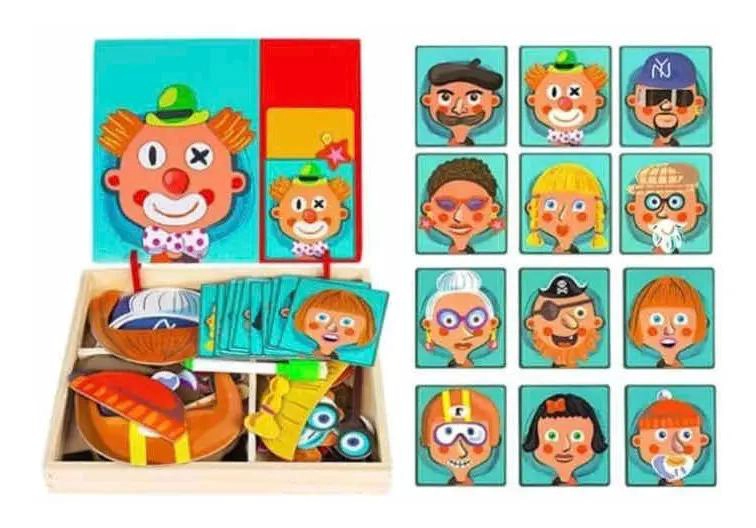 PUZZLE MAGNE TICO DE MADERA PARA DESARROLLO INFANTIL - 2