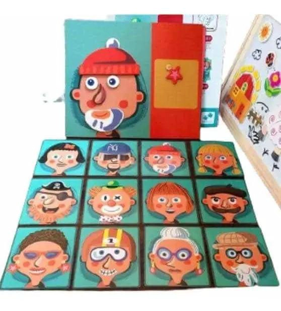 PUZZLE MAGNE TICO DE MADERA PARA DESARROLLO INFANTIL - 4