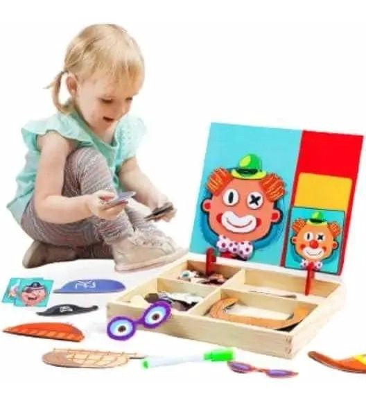 PUZZLE MAGNE TICO DE MADERA PARA DESARROLLO INFANTIL - 9