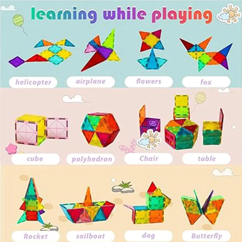 JUGUETE MAGNE TICO 32 PIEZAS PARA CREAR Y APRENDER - 3