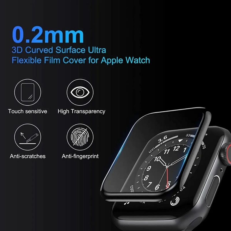 LAMINA FLEXIBLE PARA APPLE WATCH 41 MM RESISTENTE A GOLPES - 2
