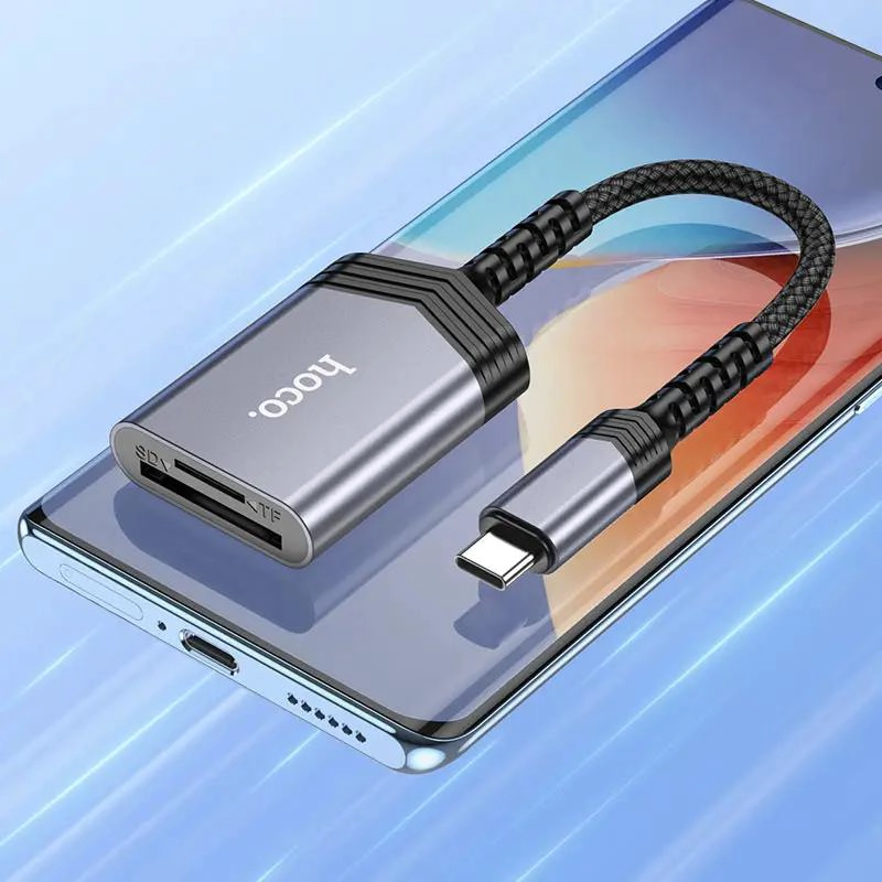 LECTOR DE TARJETAS SD Y MICROSD TIPO C CON ALTA VELOCIDAD - 5
