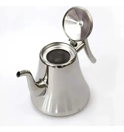 TETERA INFUSOR DE TE  DE ACERO INOXIDABLE 1.5L CON FILTRO - 1