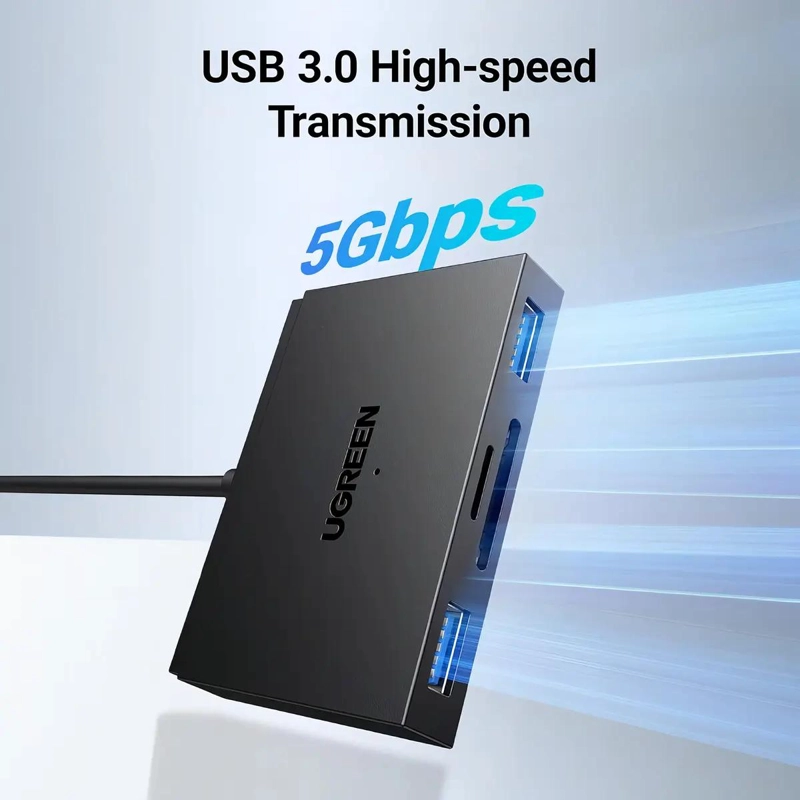 LECTOR DE TARJETAS DE MEMORIA USB Y TIPO C PARA SD - 2