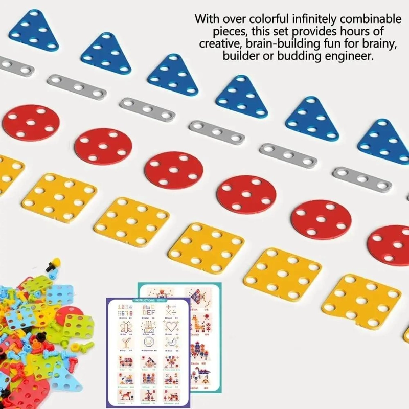 JUEGO DE TALADRO ELE CTRICO PARA CONSTRUCCION CREATIVA - 1