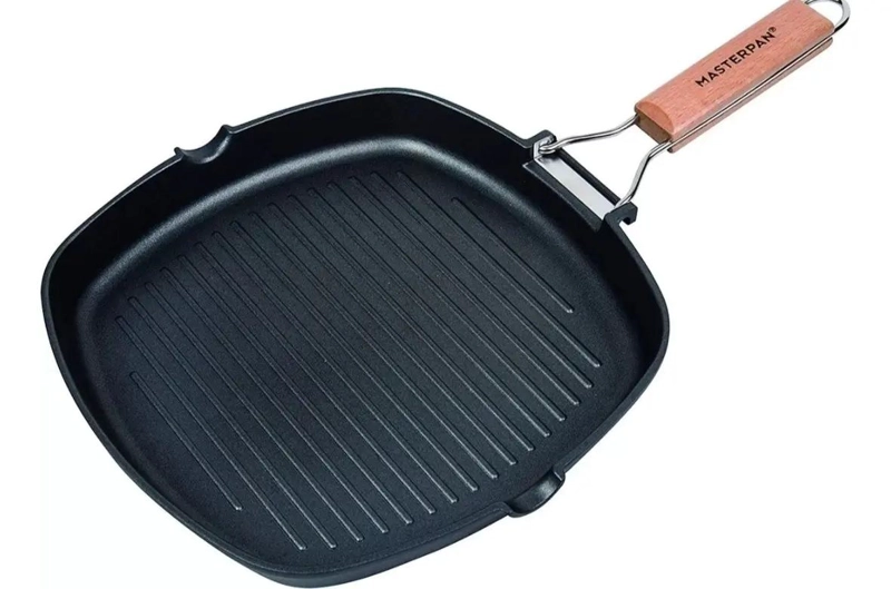 SARTE N GRILL ANTIADHERENTE DE 24 CM CON MANGO DE MADERA - 2