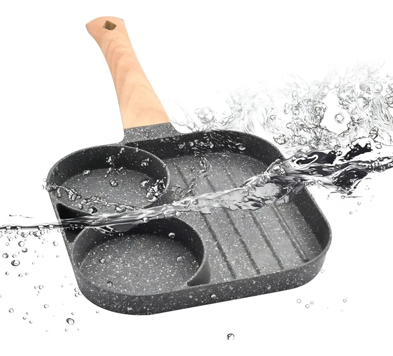SARTE N ANTIADHERENTE PARA COCINAR HUEVOS Y HAMBURGUESAS - 1