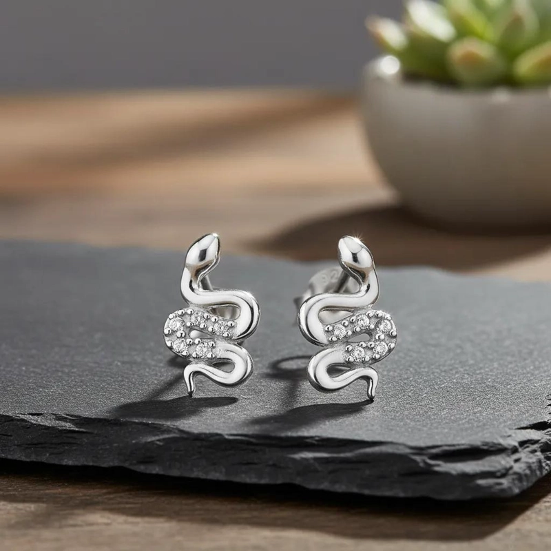 AROS DE SERPIENTE EN PLATA 925 PARA HOMBRE Y MUJER - 2