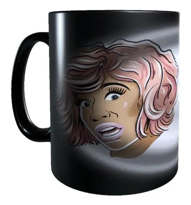 TAZA MAGICA CAMBIA COLOR CON DISEÑO DE CANTANTE - 1