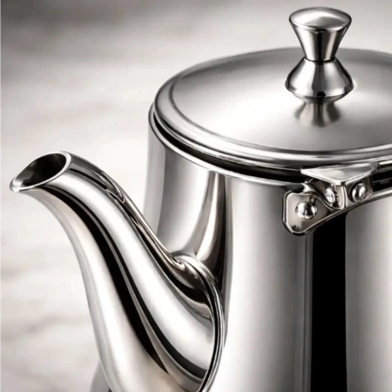 TETERA JARRA DE ACERO INOXIDABLE PARA TE  Y CAFE  32OZ - 2