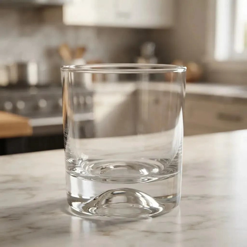 SET DE 6 VASOS BAJOS DE VIDRIO PARA WHISKY Y COCTELES 340 CC - 6