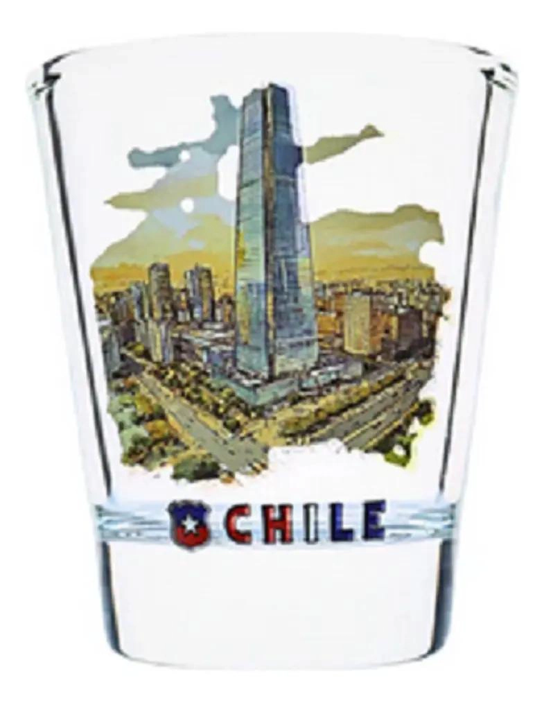 SET DE 4 VASOS SHOT TEQUILEROS CON DISEÑOS CHILENOS - 4