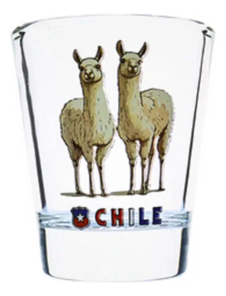 SET DE 4 VASOS SHOT TEQUILEROS CON DISEÑOS CHILENOS - 5