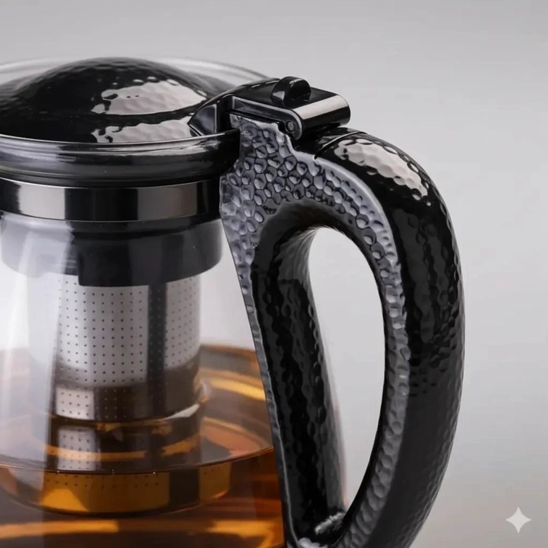 TETERA DE VIDRIO CON INFUSOR DE 2 LITROS PARA INFUSIONES - 2