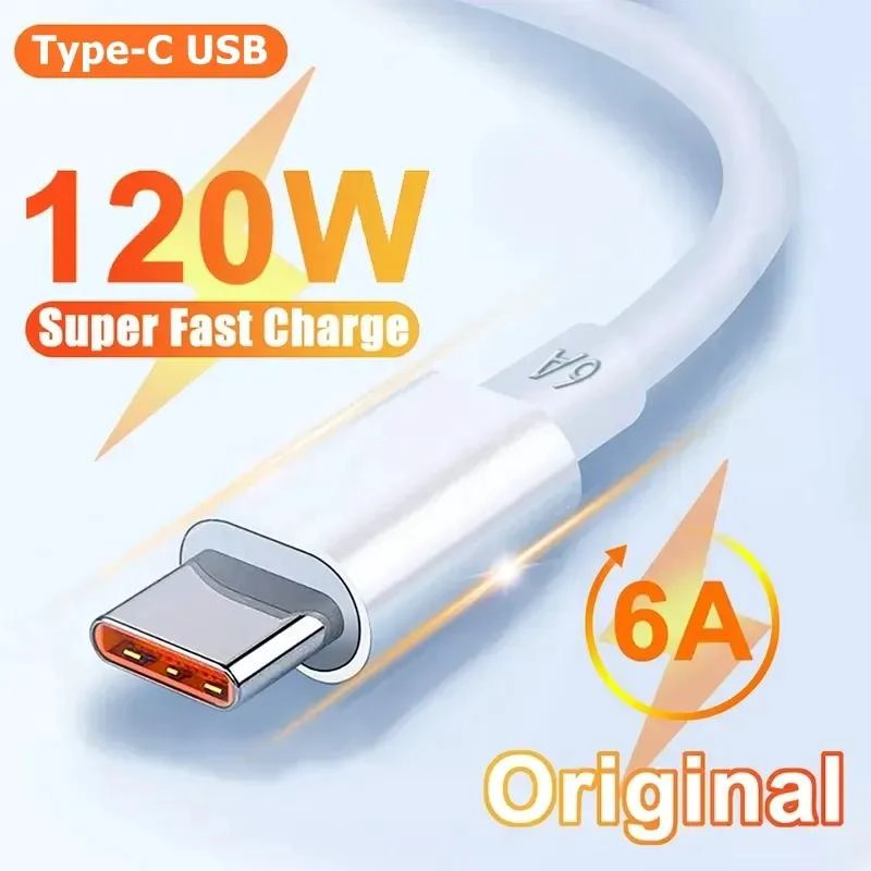 CABLE DE CARGA RAPIDA USB TIPO C 2M 120W PARA SMARTPHONES - 2