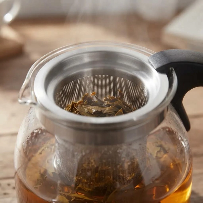 TETERA DE VIDRIO CON INFUSOR ACERO INOXIDABLE 700ML - 5