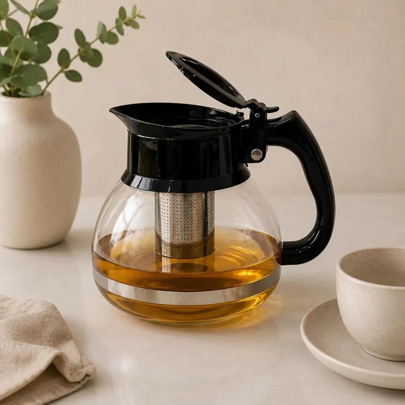 TETERA DE 1 LITRO CON DISEÑO ELEGANTE Y FUNCIONAL - 1