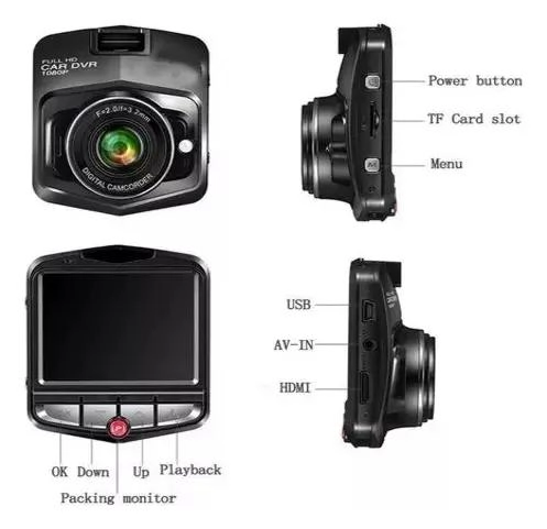 CAMARA DE SEGURIDAD PARA AUTO CON PANTALLA DE 4.5 PULGADAS - 4