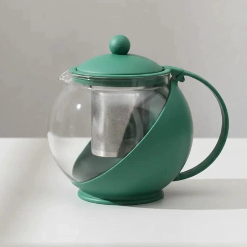 TETERA DE VIDRIO CON INFUSOR DE ACERO INOXIDABLE 750 ML - 3