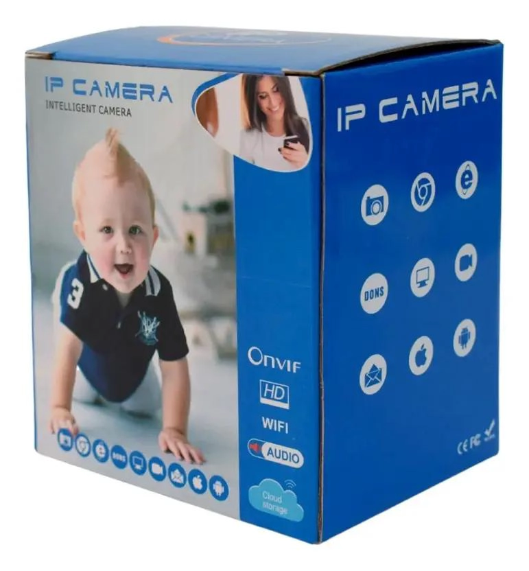 CAMARA INTELIGENTE IP WIFI HD PARA INTERIORES CON AUDIO - 3