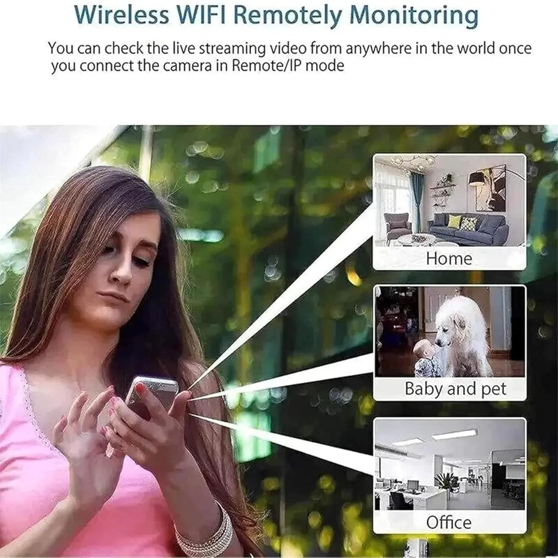 MINI CAMARA DE SEGURIDAD WIFI 1080P CON VISION NOCTURNA - 4