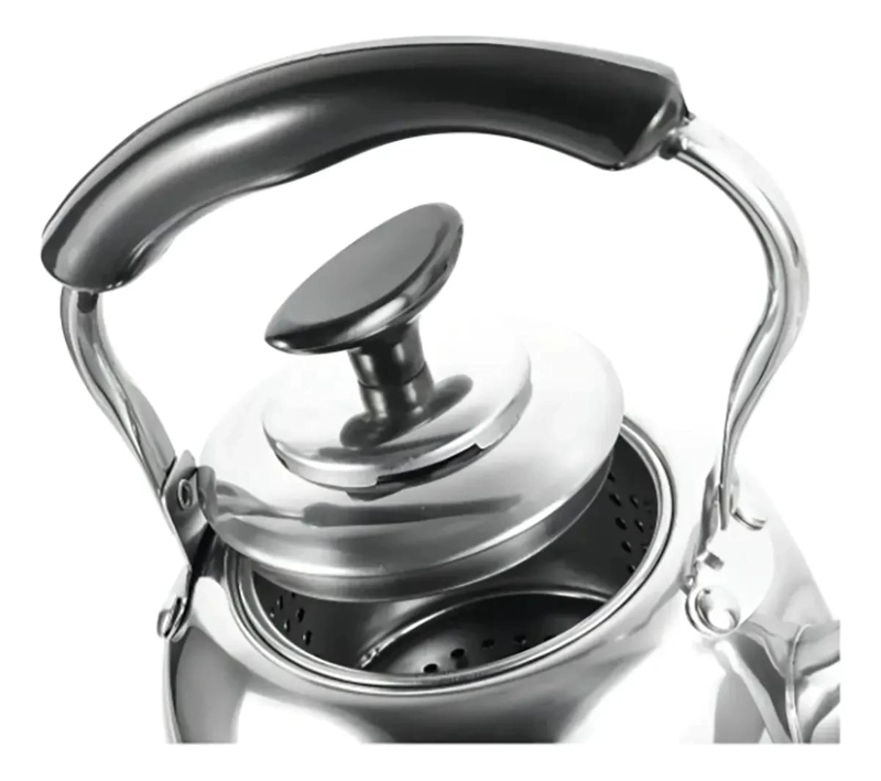 TETERA DE ACERO INOXIDABLE CON FILTRO INFUSOR 1 LITRO - 2