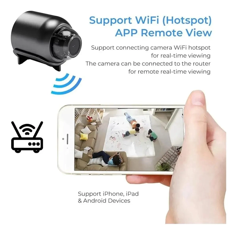 CAMARA ESPIA WIFI 1080P CON VISION NOCTURNA Y DETECCION DE MOVIMIENTO - 5
