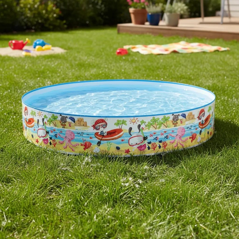 PISCINA REDONDA INFANTIL DE 152 CM PARA DIVERSION ACUATICA - 1