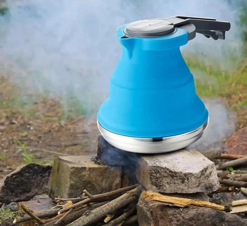 TETERA PLEGABLE DE SILICONA IDEAL PARA CAMPING Y USO DIARIO - 6
