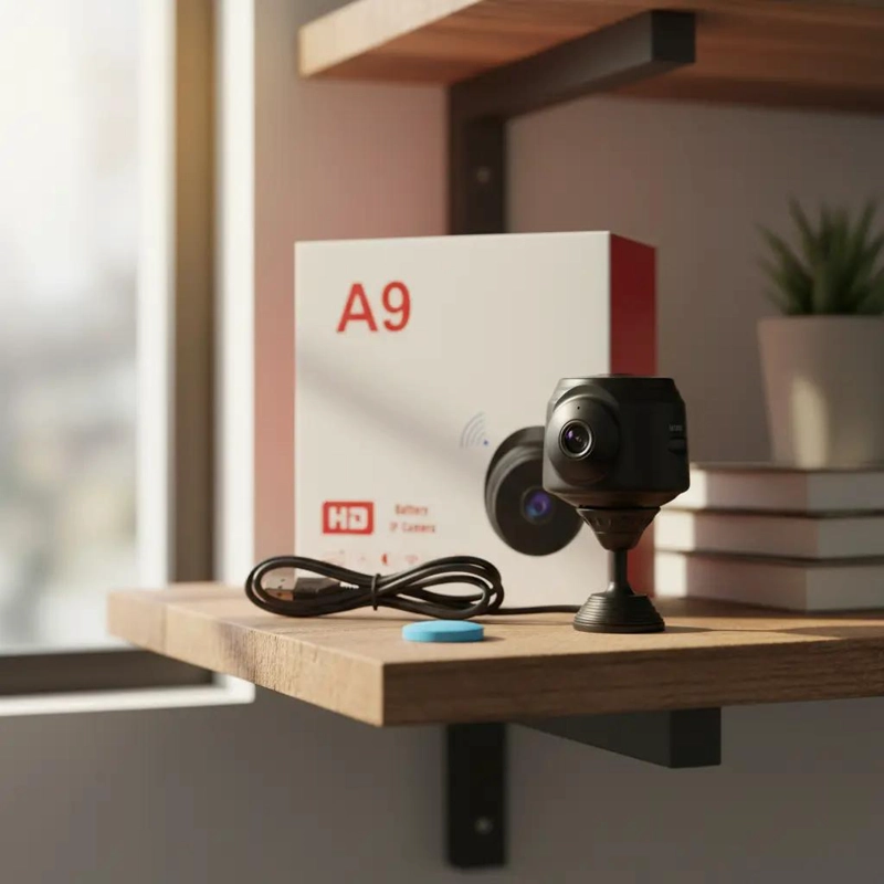 CAMARA ESPIA WIFI RECARGABLE CON IMAN PARA CELULAR - 2