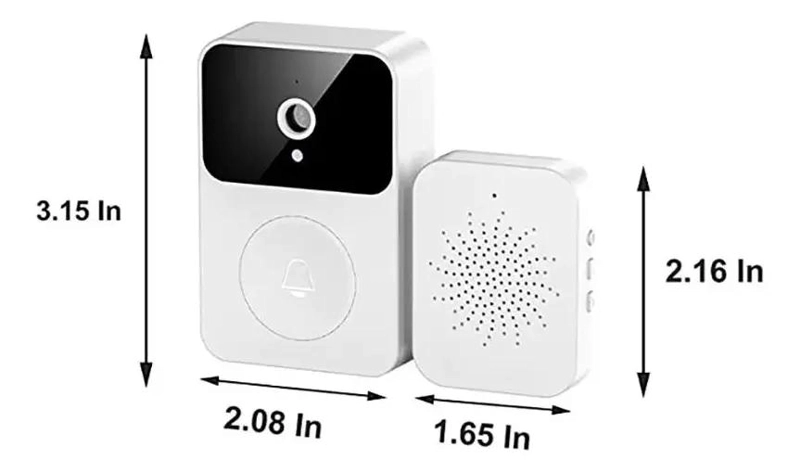 TIMBRE INALAMBRICO CON CAMARA Y MICROFONO PARA SEGURIDAD - 9