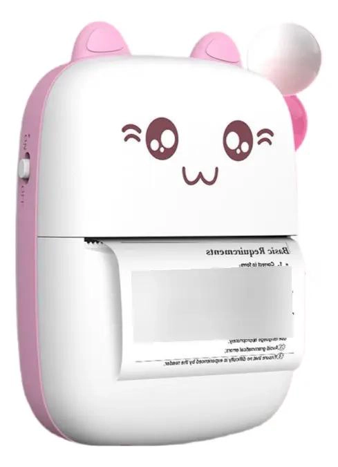 MINI IMPRESORA TE RMICA PORTATIL BLUETOOTH COLOR ROSA - 10