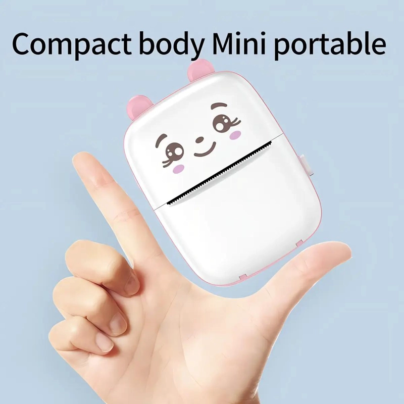 MINI IMPRESORA TE RMICA PORTATIL BLUETOOTH COLOR ROSA - 6