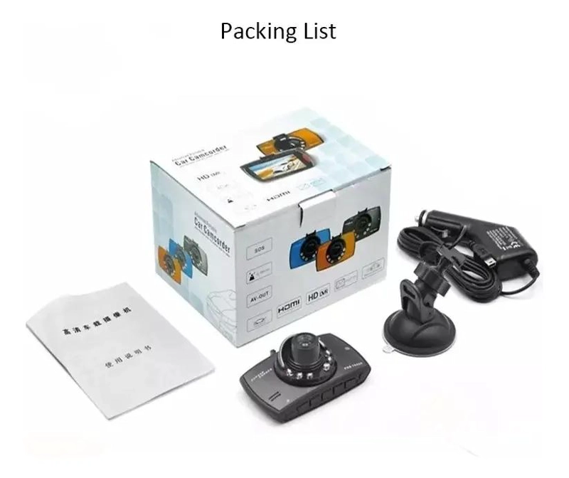 CAMARA DE SEGURIDAD PARA AUTO CON PANTALLA DE 2.7 PULGADAS Y FULL HD - 5