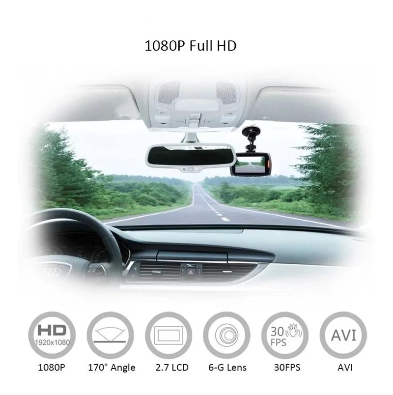 CAMARA DE SEGURIDAD PARA AUTO CON PANTALLA DE 2.7 PULGADAS - 3