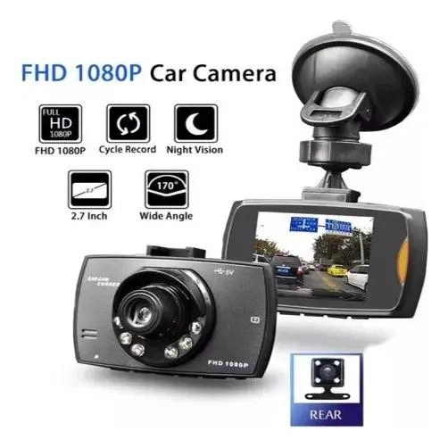 CAMARA DE AUTO DUAL FULL HD CON PANTALLA Y VISION NOCTURNA - 4