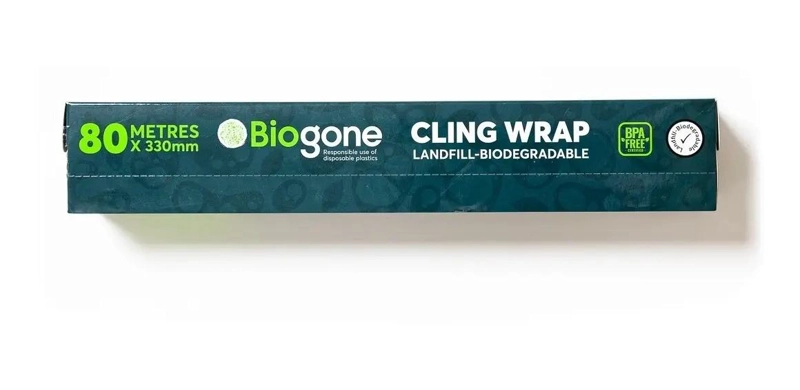 FILM BIODEGRADABLE PARA ALIMENTOS 80 MTS 33 CM ANCHO - 2