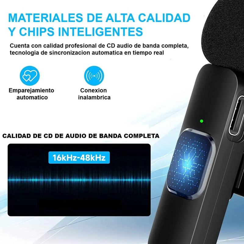 TRIPODE Y PALO SELFIE BLUETOOTH CON MICROFONO INALAMBRICO USB-C - 4