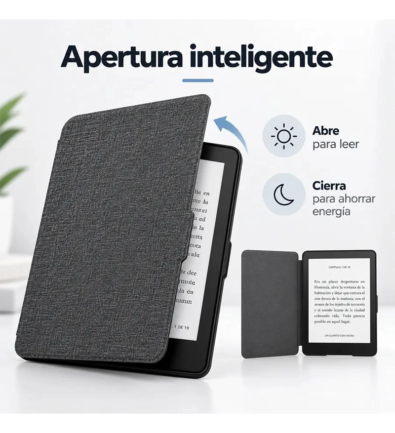 FUNDA PROTECTORA DELGADA PARA E-READER DE 7.0 PULGADAS - 3