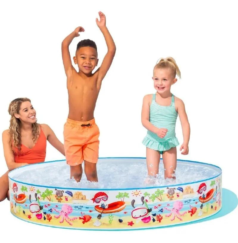 PISCINA REDONDA INFANTIL DE 152 CM PARA DIVERSION ACUATICA - 2