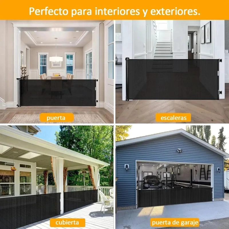 PUERTA RETRACTIL DE SEGURIDAD PARA BEBE S Y MASCOTAS - 9