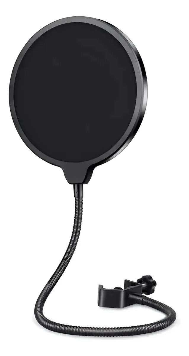 FILTRO ANTI-POP FLEXIBLE DOBLE MALLA PARA MICROFONOS - 1
