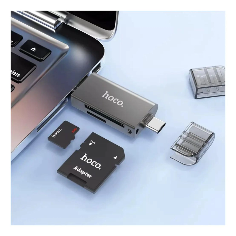 LECTOR DE TARJETAS SD Y MICRO SD USB TIPO C 3.0 - 2