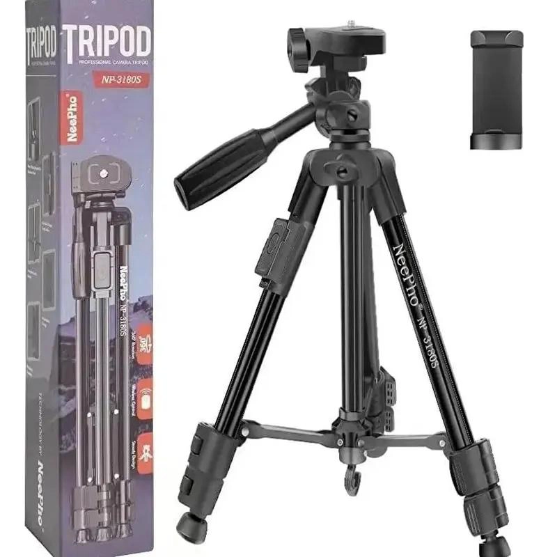 TRIPODE PROFESIONAL PARA CAMARA Y CELULAR CON ROTACION 360 - 2