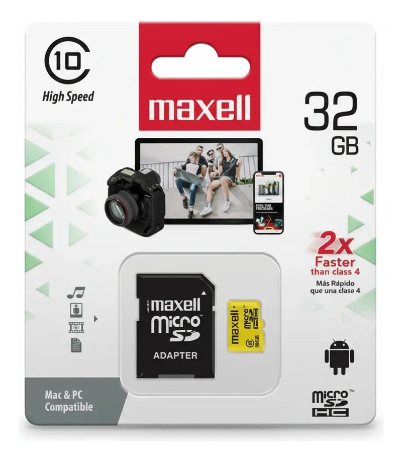 TARJETA DE MEMORIA MICRO SD 32GB CLASE 10 PARA DISPOSITIVOS - 3