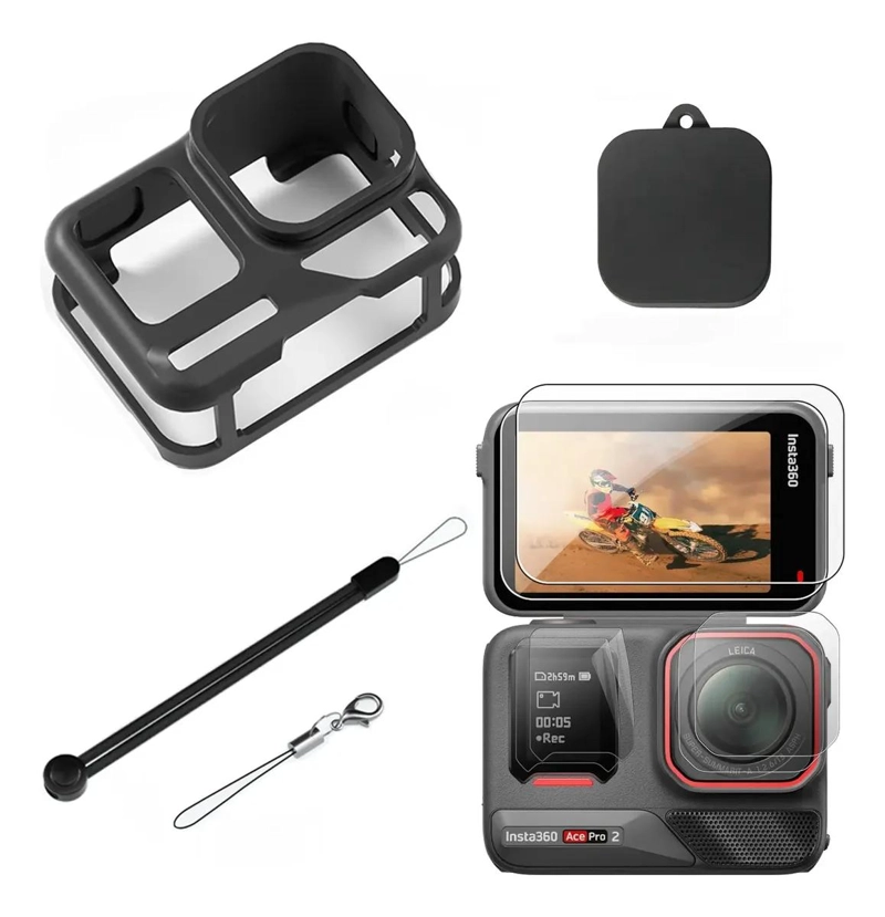 KIT PROTECTOR DE SILICONA PARA CAMARA DE ACCION - 1