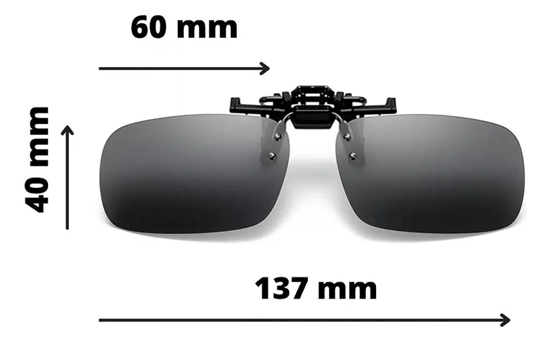 LENTES CLIP ON INTERCAMBIABLES UV400 PARA CONDUCIR - 5